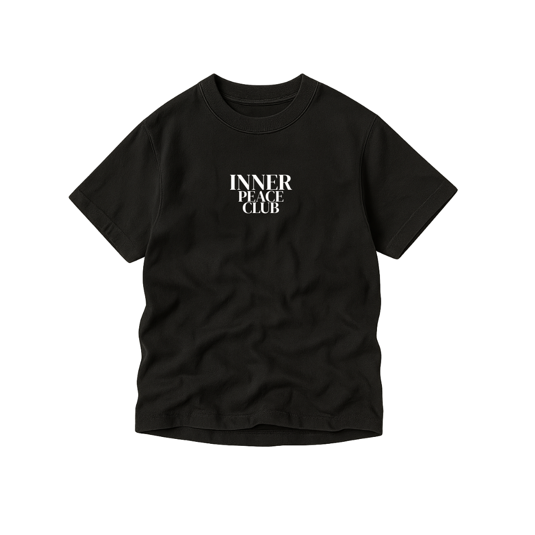 INNER PEACE TEE - BLACK