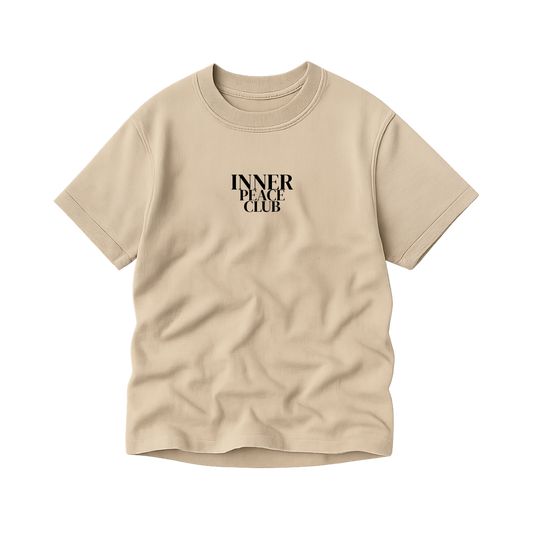 INNER PEACE TEE - BEIGE